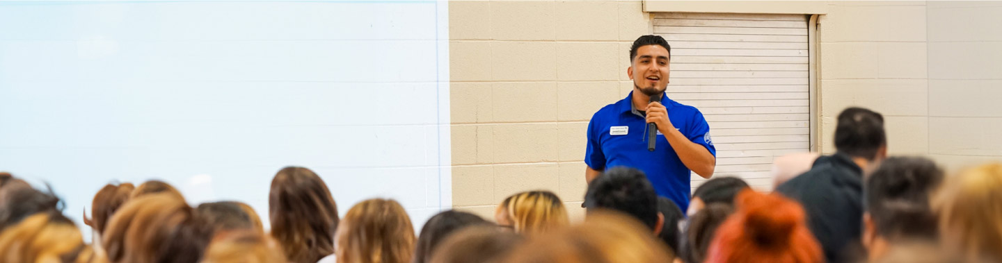 Community relations, photo banner, TCU,