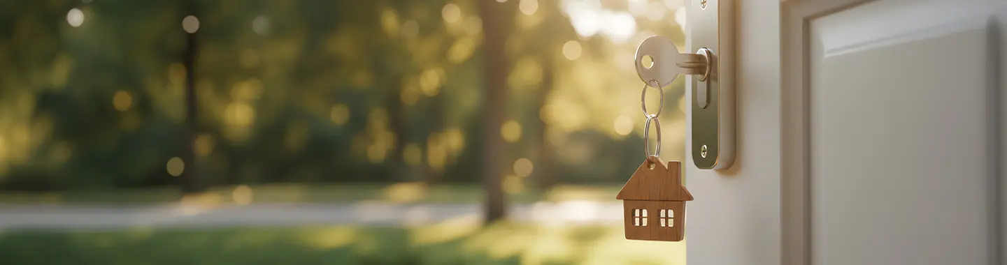 Purchase a home, desktop view banner