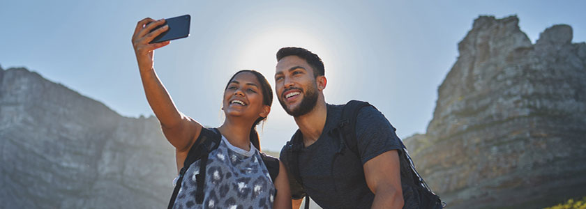 Ahorre con una cuenta Jumpstart Money Market, mobile view banner, Travis CU