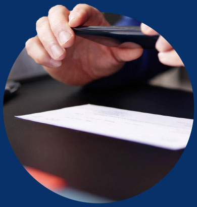 Mobile deposit up to 10 checks at a time